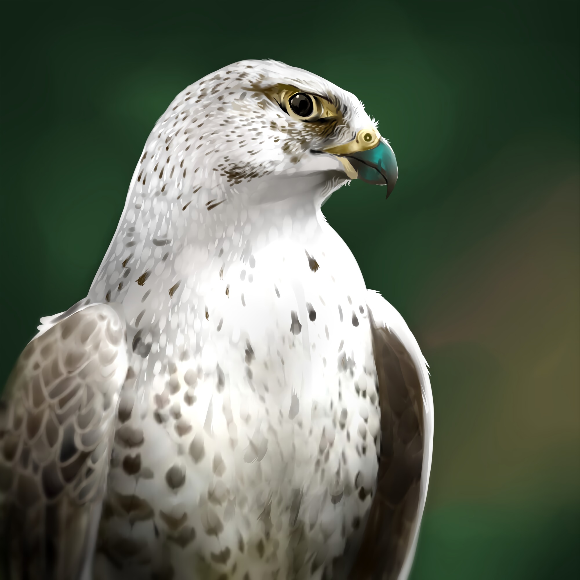 falcon, art, bird, sight, opinion