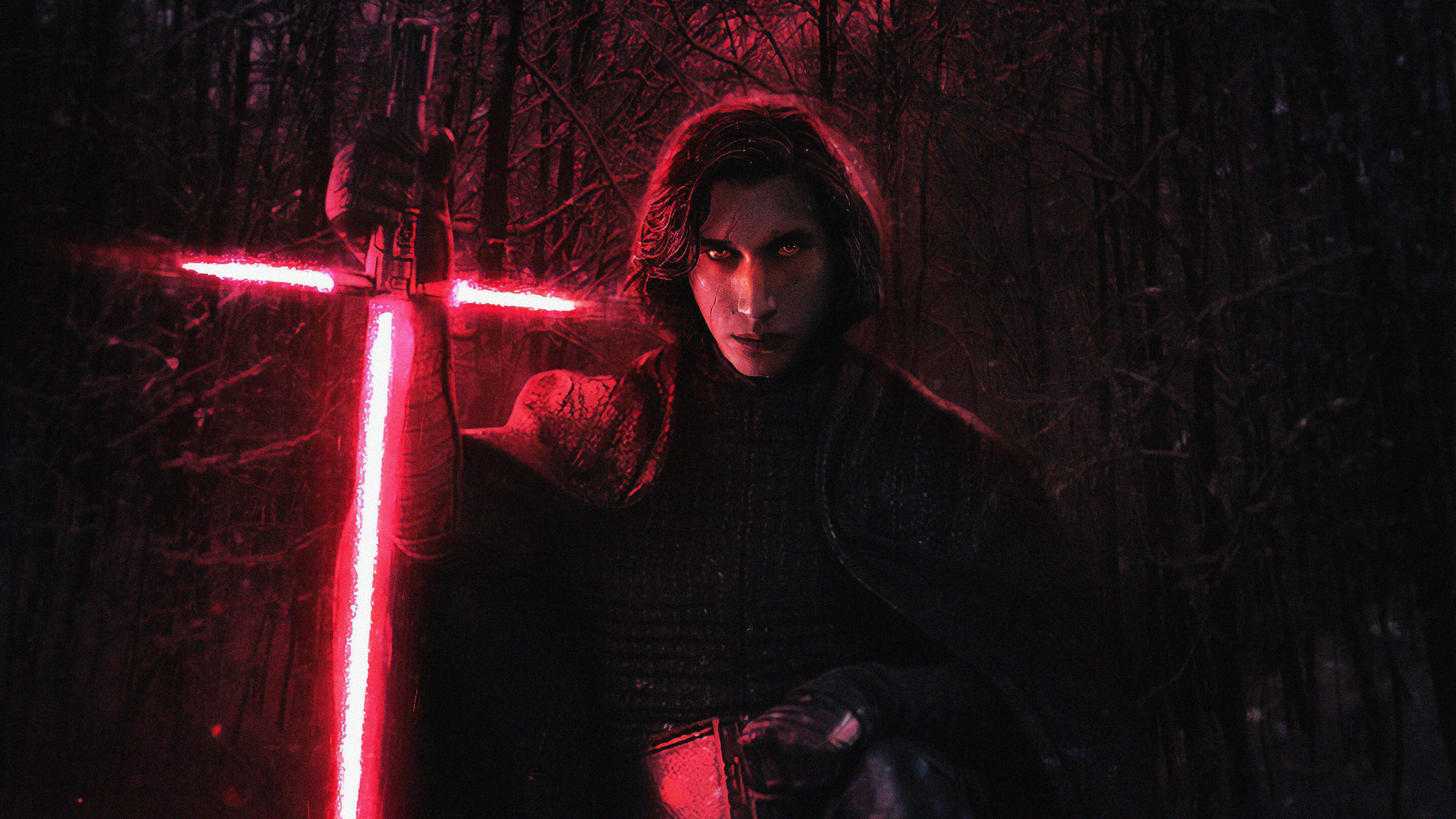 Descarga gratuita de fondo de pantalla para móvil de Ciencia Ficción, Sable De Luz, La Guerra De Las Galaxias, Kylo Ren.