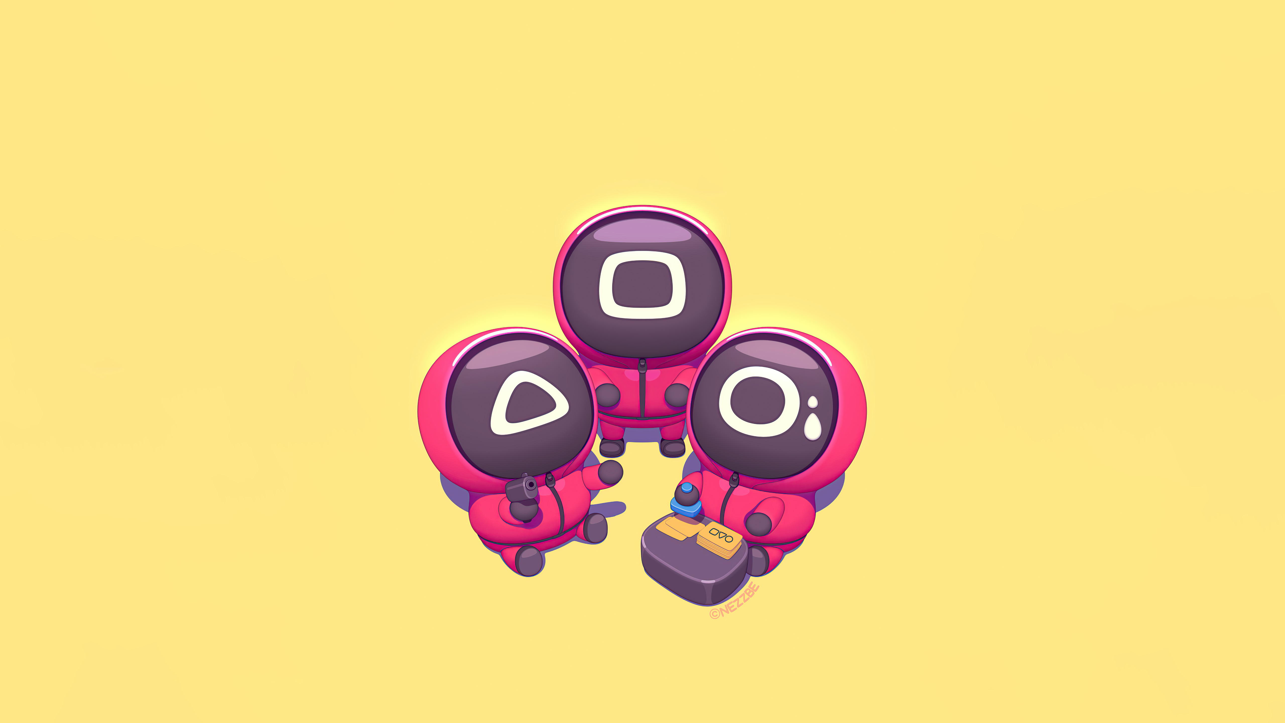 Download mobile wallpaper Tv Show, Minimalist, Squid Game for free.