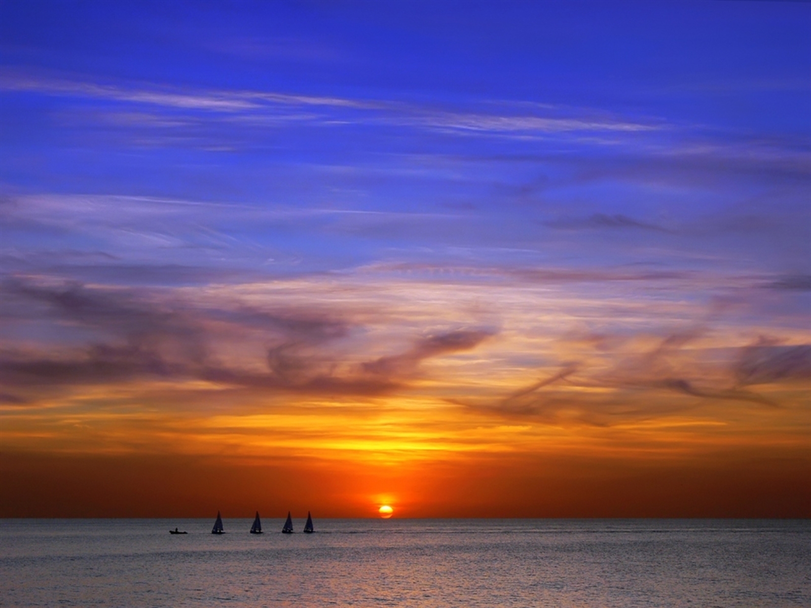 Free download wallpaper Landscape, Sunset, Sky, Sea, Sun on your PC desktop