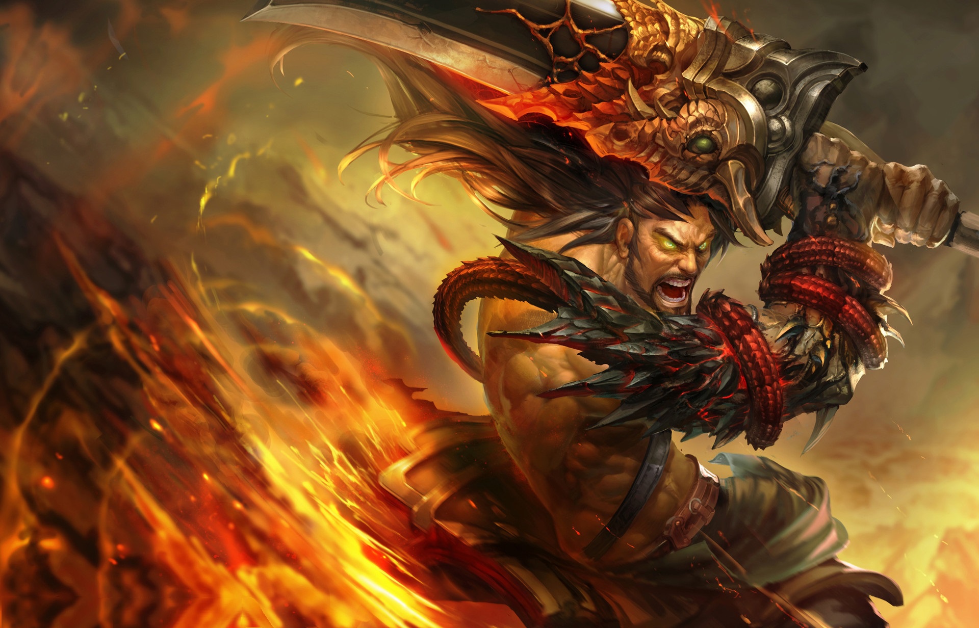 Download mobile wallpaper League Of Legends, Video Game, Tryndamere (League Of Legends) for free.