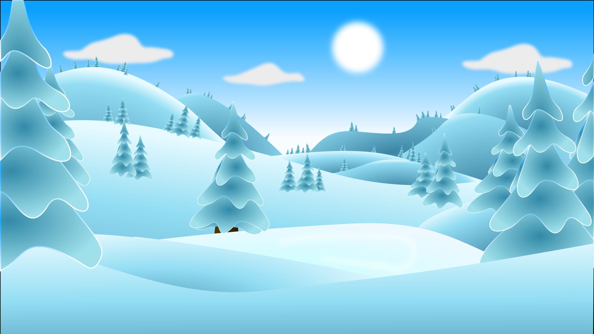 Free download wallpaper Winter, Snow, Tree, Artistic on your PC desktop