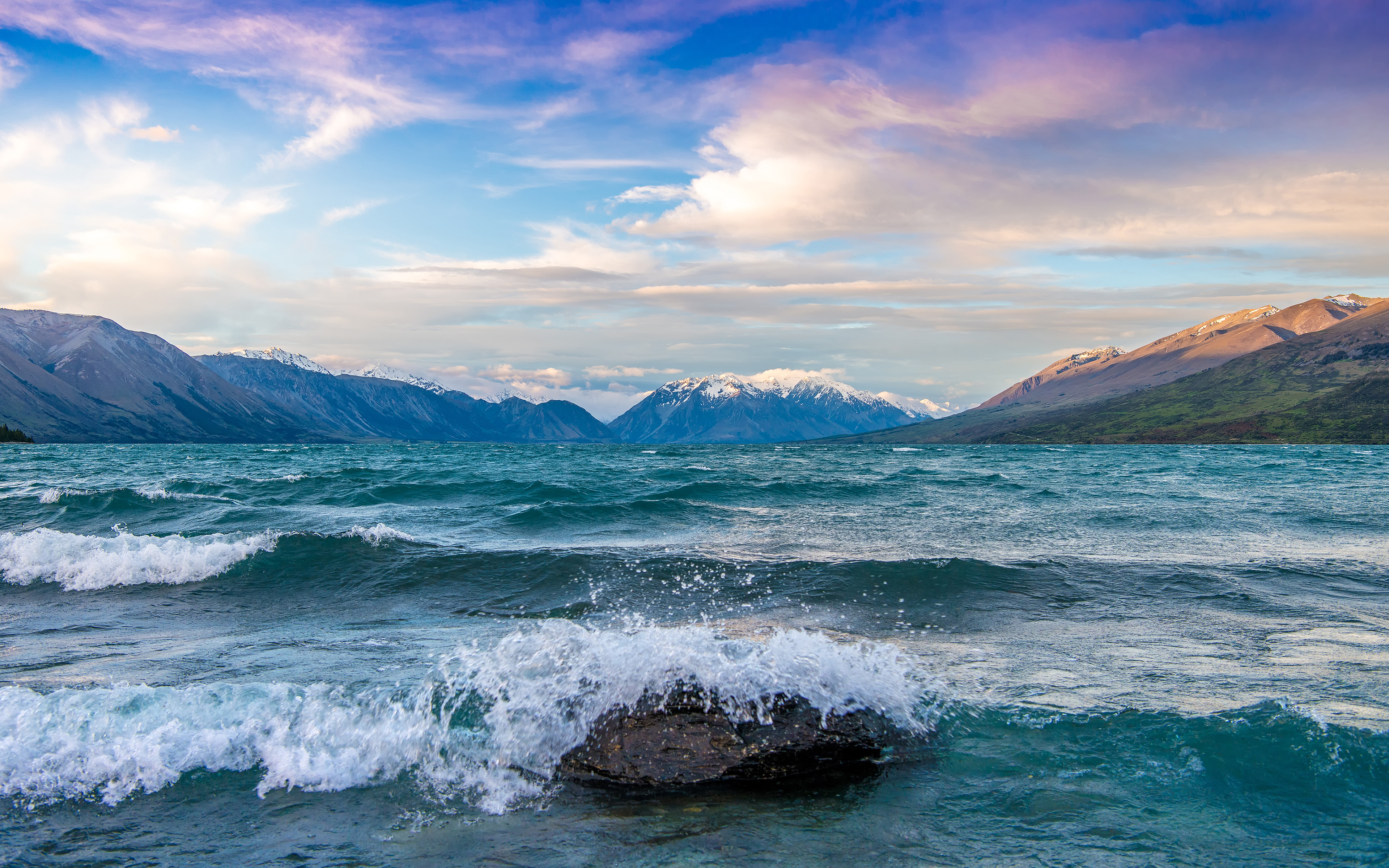Laden Sie das Wasser, Seen, See, Gebirge, Wolke, Welle, Himmel, Erde/natur-Bild kostenlos auf Ihren PC-Desktop herunter