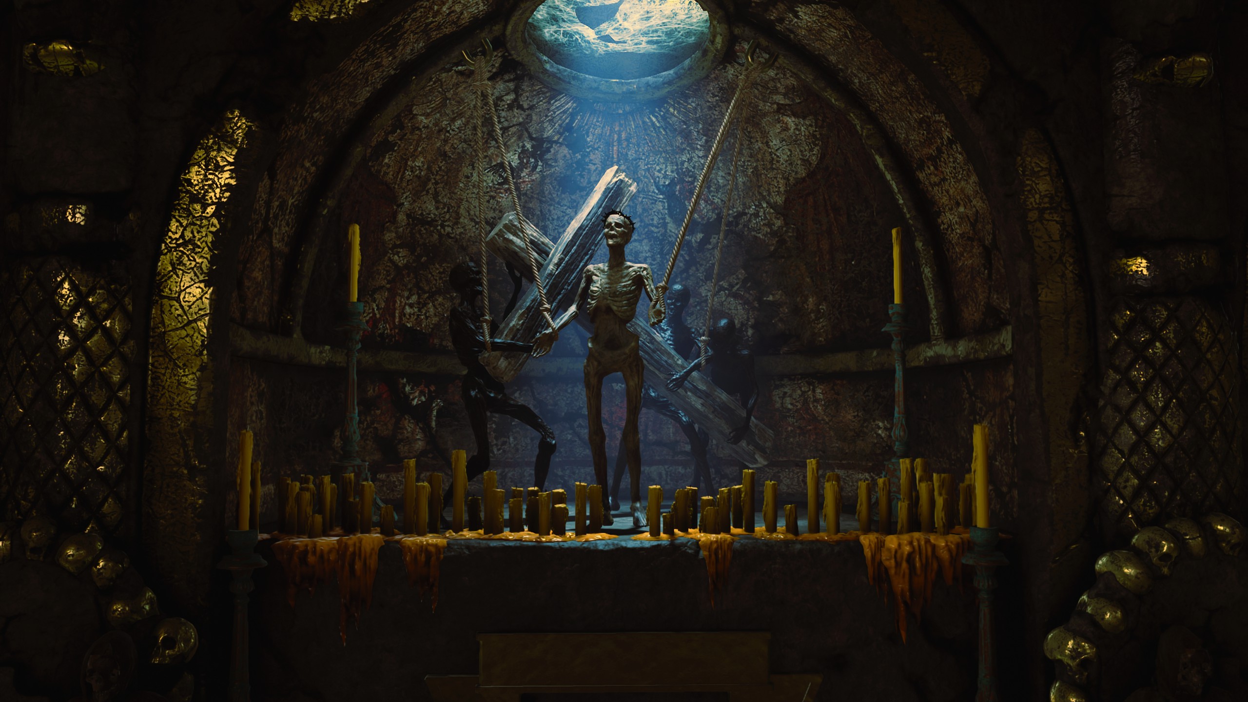 Descarga gratuita de fondo de pantalla para móvil de Tomb Raider, Videojuego, Shadow Of The Tomb Raider, Crucifixión.