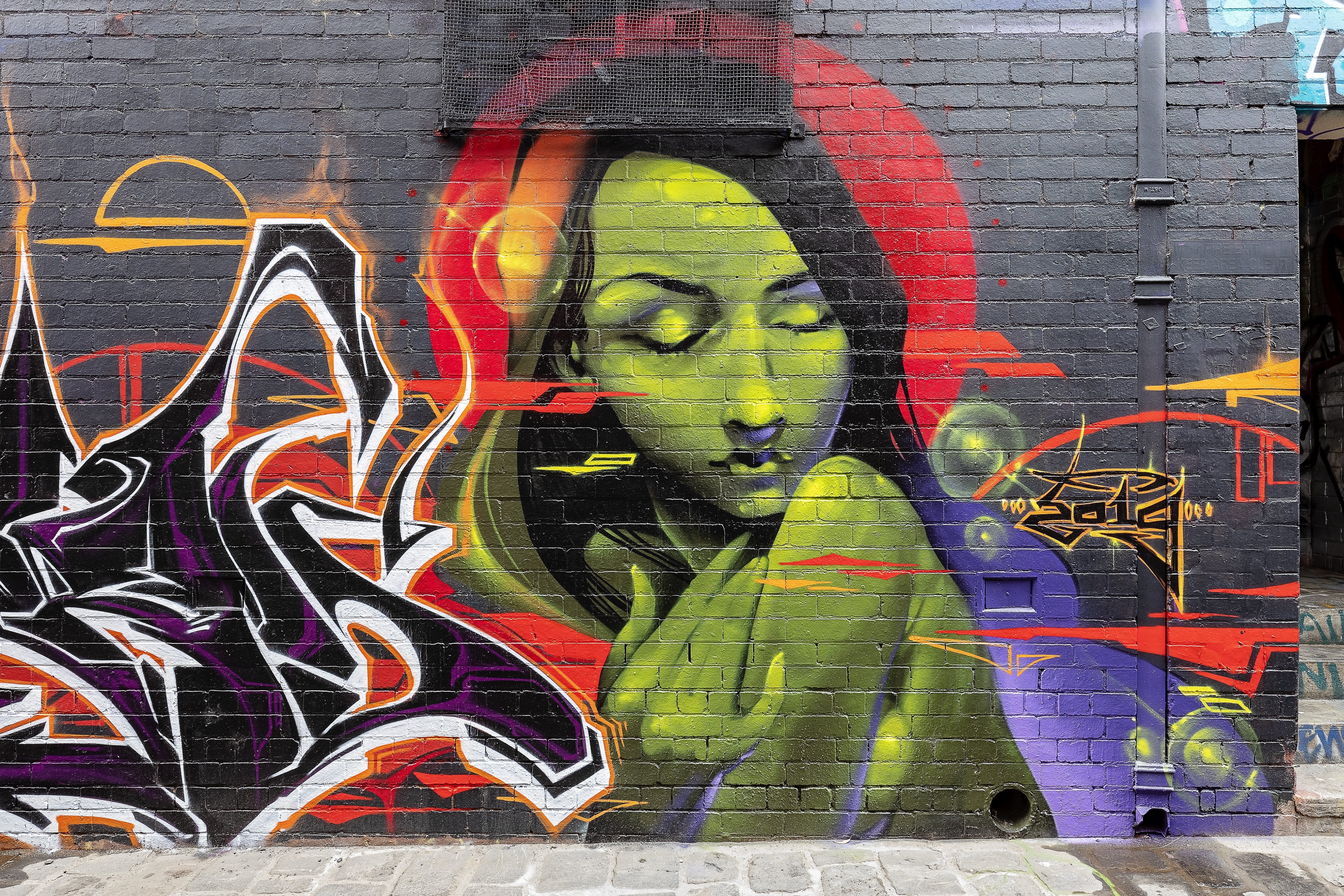 Download mobile wallpaper Graffiti, Artistic, Australia, Melbourne for free.