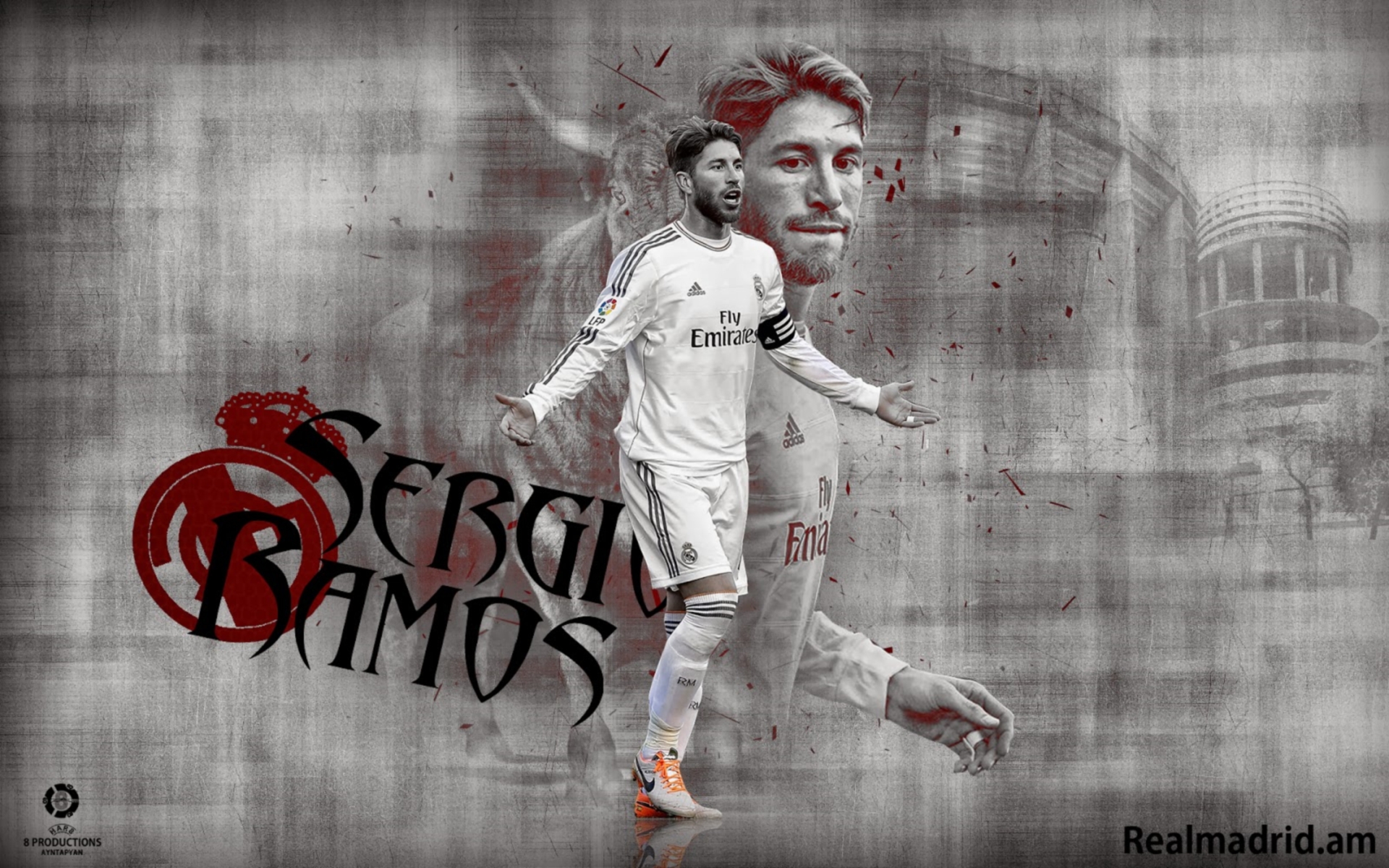 Free download wallpaper Sports, Sergio Ramos, Soccer, Spanish, Real Madrid C F on your PC desktop