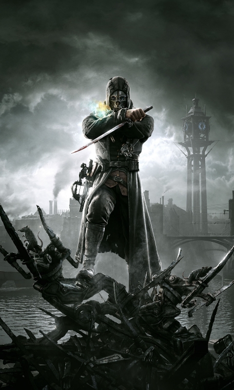 Download mobile wallpaper Dishonored, Warrior, Assassin, Video Game, Post Apocalyptic, Corvo Attano for free.