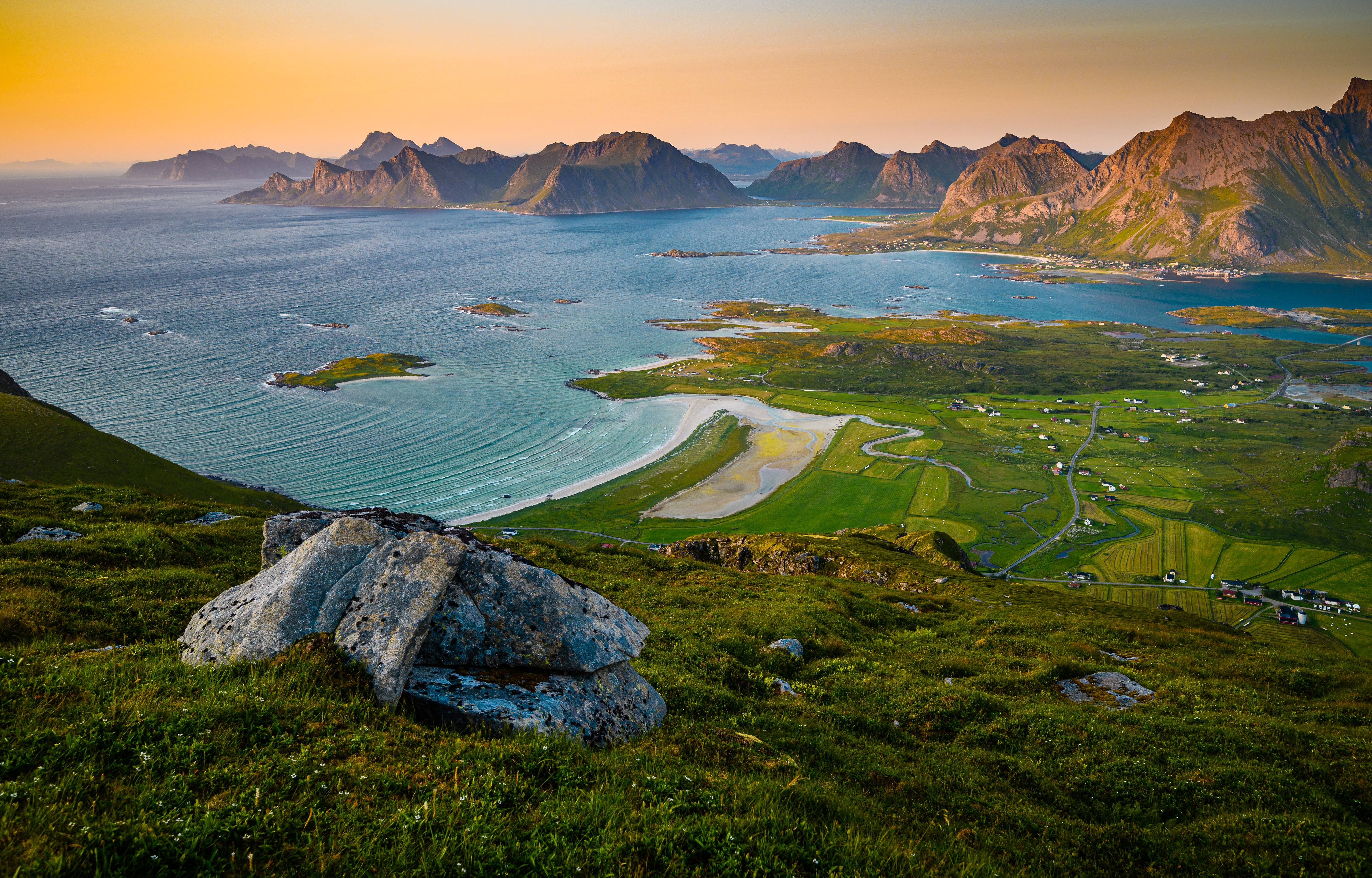 Laden Sie das Gebirge, Norwegen, Fotografie, Lofoten, Lofoten Inseln-Bild kostenlos auf Ihren PC-Desktop herunter