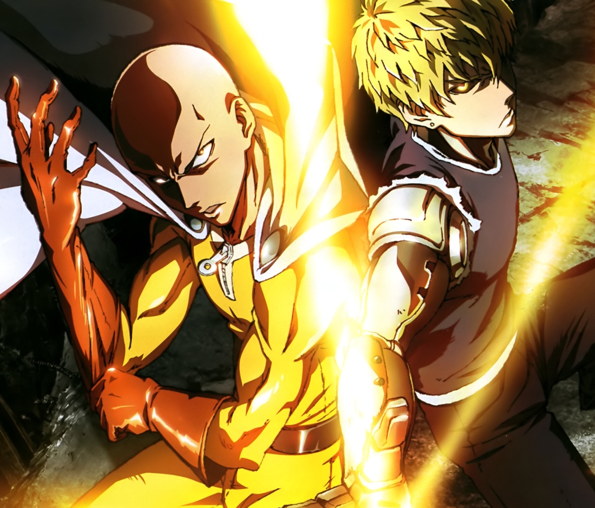 Free download wallpaper Anime, Saitama (One Punch Man), One Punch Man, Genos (One Punch Man) on your PC desktop