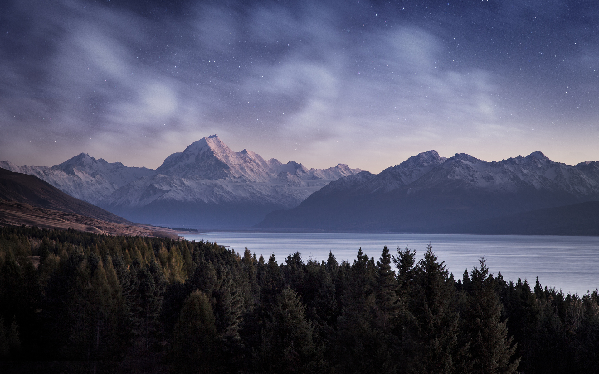 Laden Sie das Landschaft, See, Wald, Gebirge, Himmel, Künstlerisch-Bild kostenlos auf Ihren PC-Desktop herunter