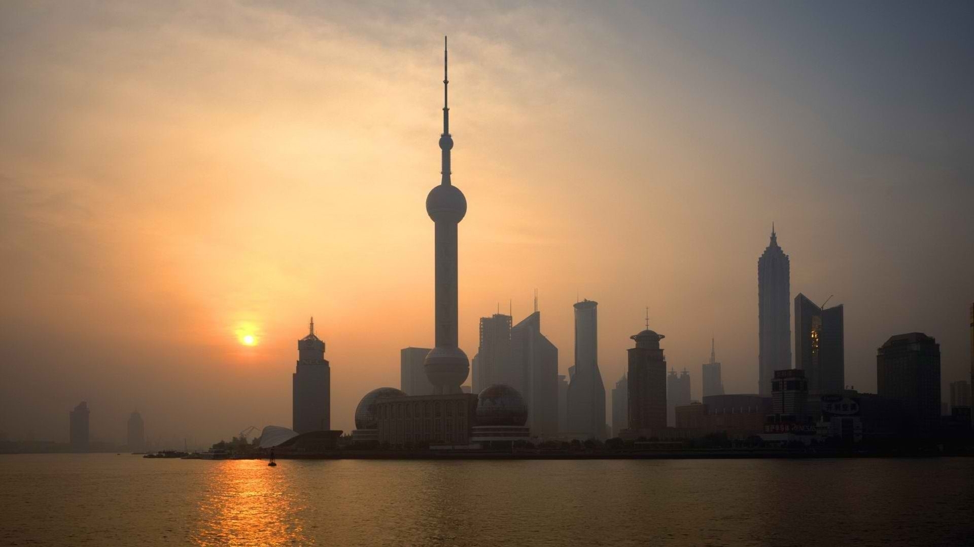 Download mobile wallpaper Shanghai, Cities, Man Made for free.