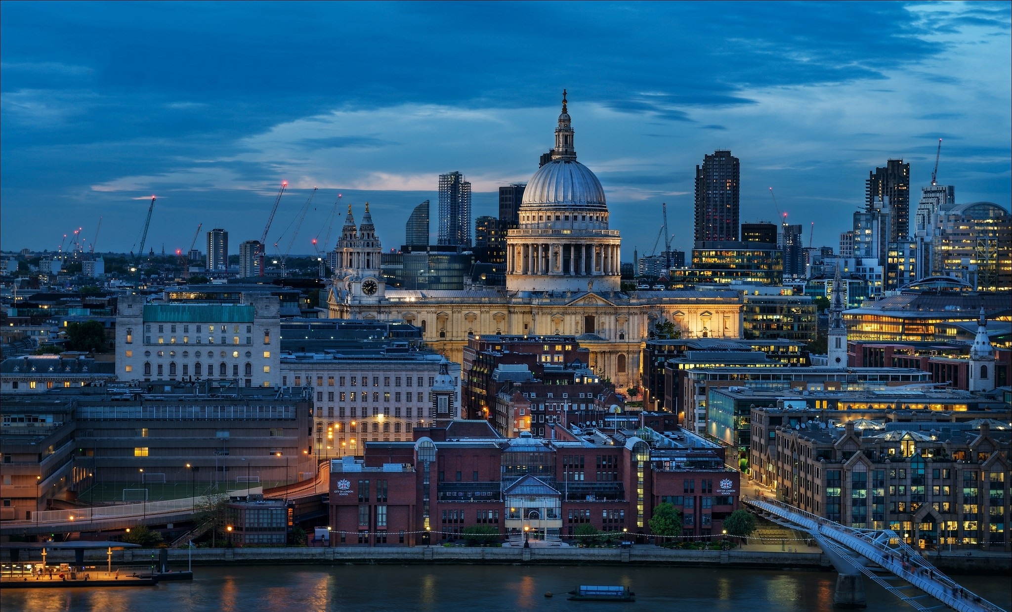 united kingdom, man made, london, st paul's cathedral, cities