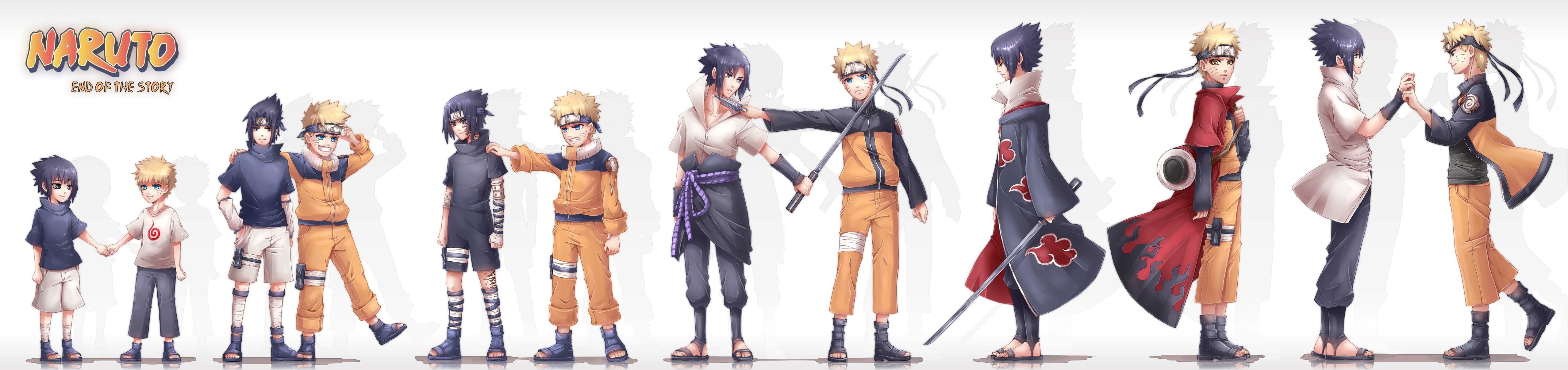 Baixar papel de parede para celular de Anime, Naruto, Sasuke Uchiha, Naruto Uzumaki gratuito.