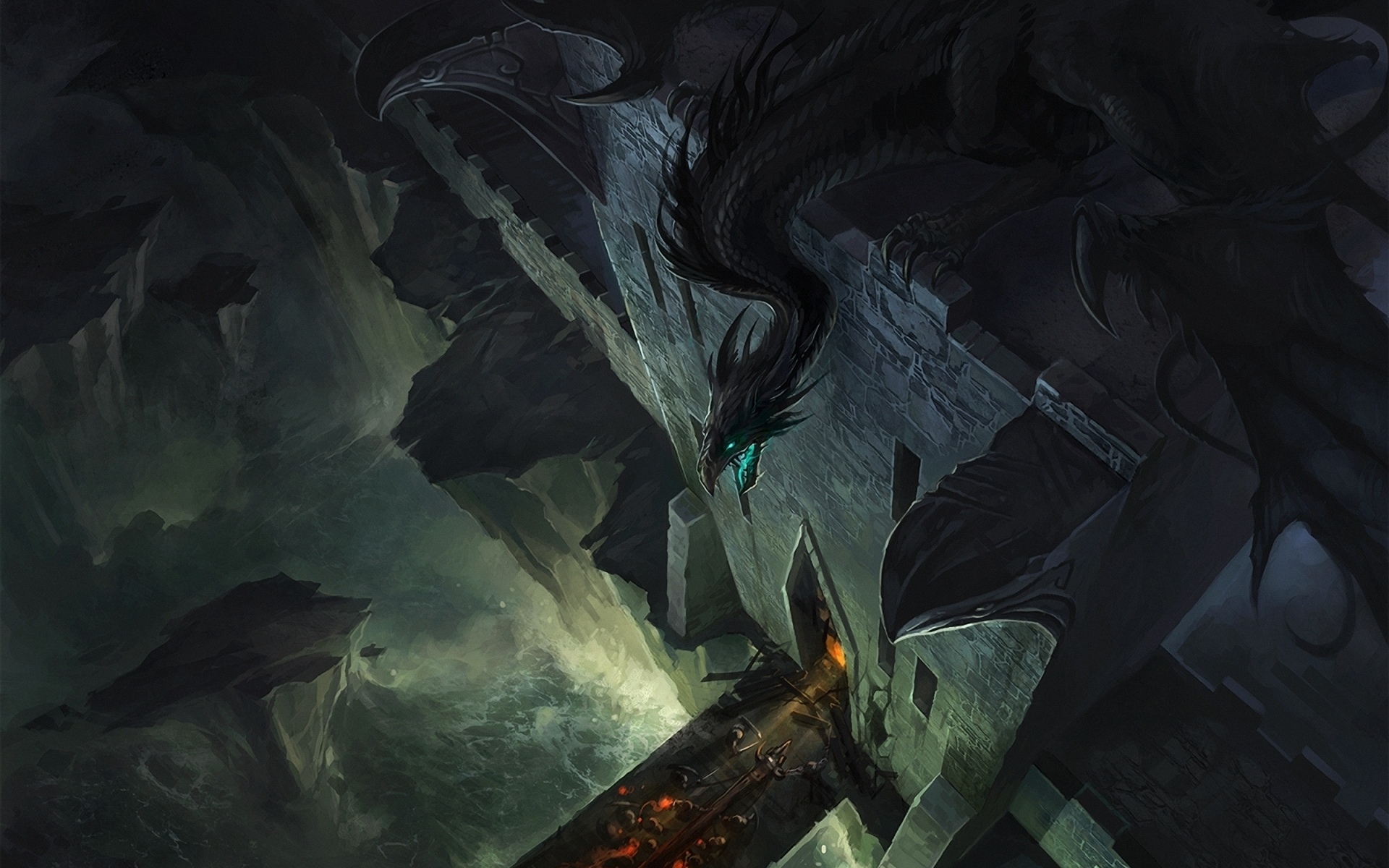 Free download wallpaper Fantasy, Dragon on your PC desktop