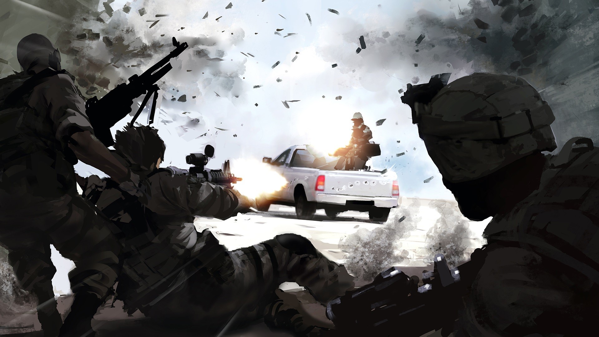 Скачати мобільні шпалери Battlefield 4, Поле Битви, Відеогра безкоштовно.