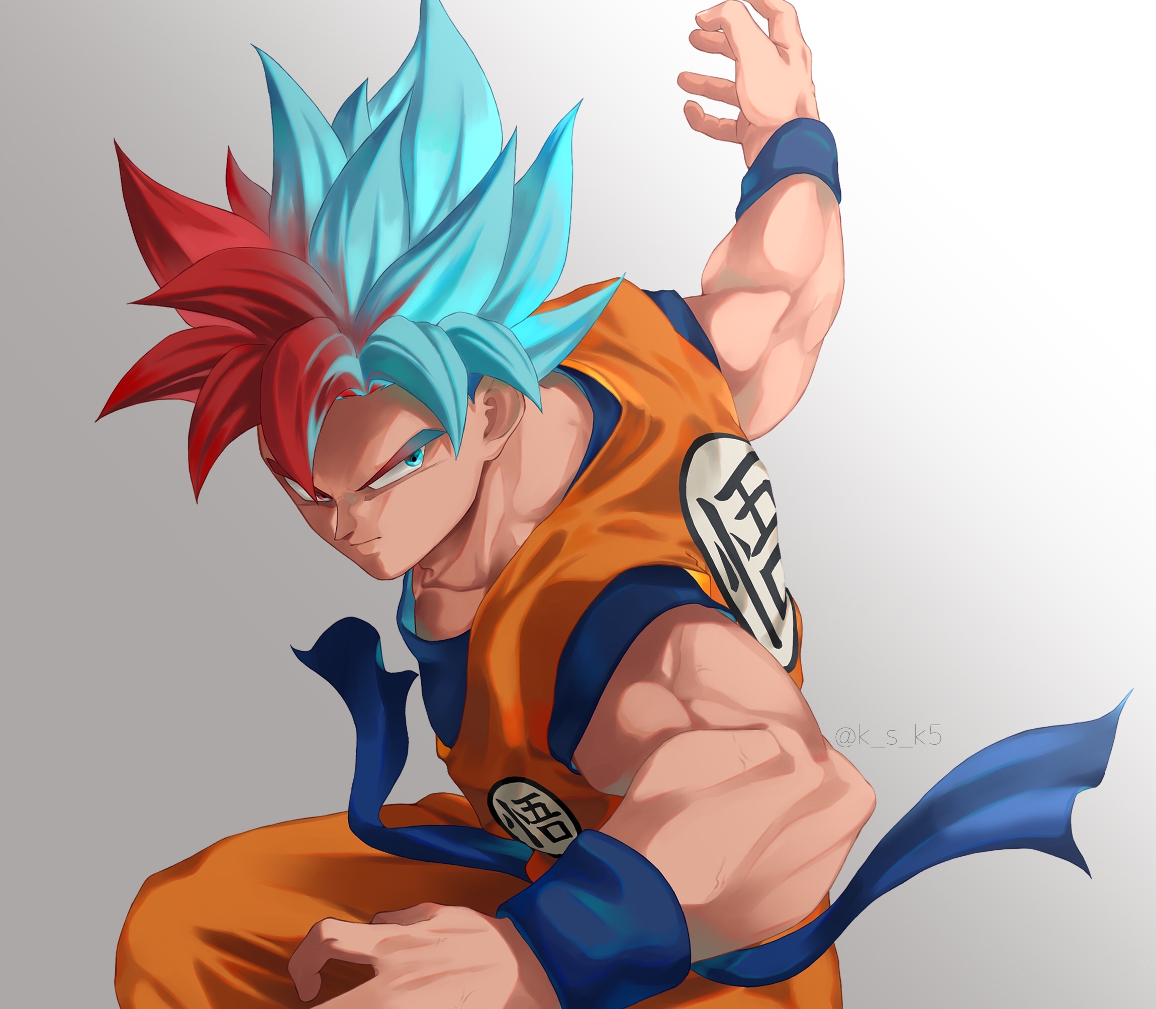 Laden Sie das Animes, Son Goku, Dragon Ball: Doragon Bôru, Super Saiyajin Gott, Dragonball Super, Super Saiyajin Blau-Bild kostenlos auf Ihren PC-Desktop herunter