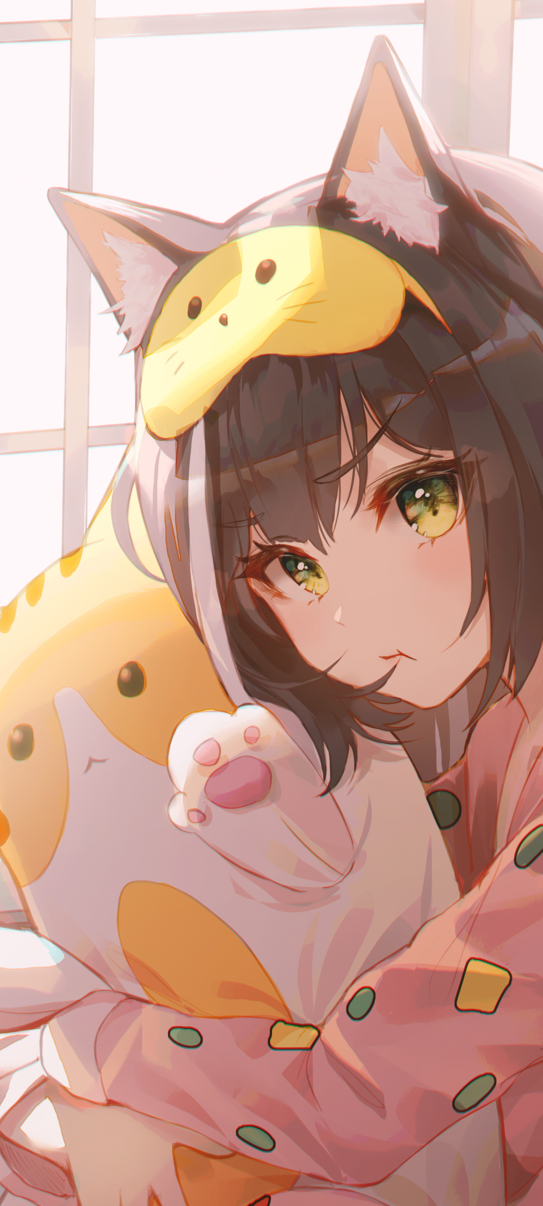 Download mobile wallpaper Anime, Green Eyes, Animal Ears, Princess Connect! Re:dive, Karyl Momochi for free.