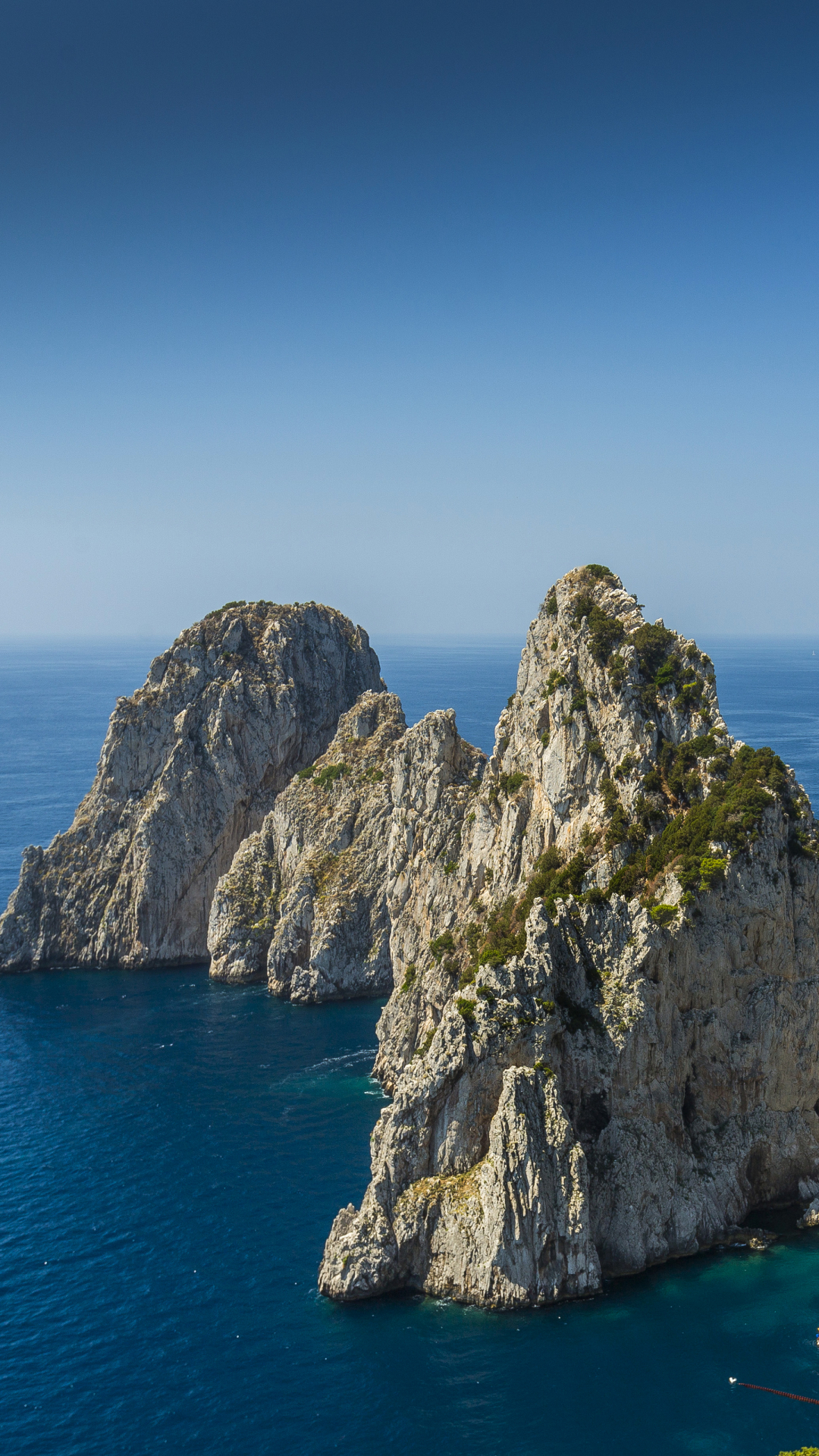 Download mobile wallpaper Sea, Italy, Horizon, Ocean, Boat, Photography, Capri for free.