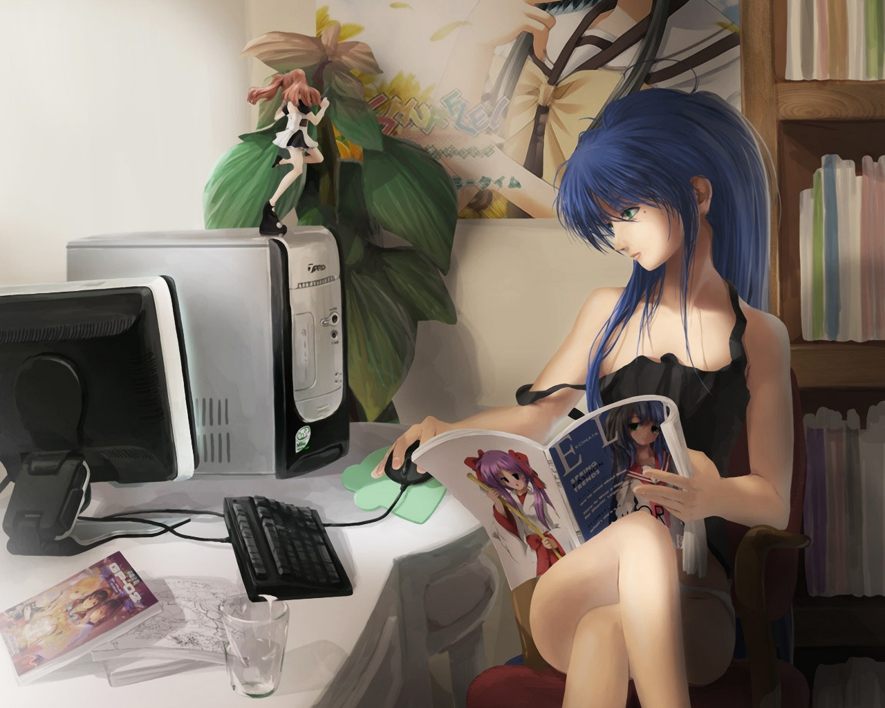 Téléchargez gratuitement l'image Animé, Lucky Star, Konata Izumi sur le bureau de votre PC