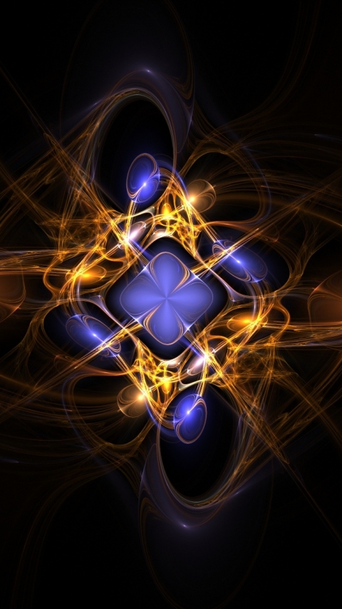 Download mobile wallpaper Abstract, Fractal, Colors, Cgi for free.