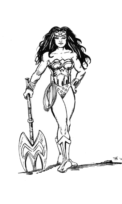Handy-Wallpaper Comics, Wonderwoman kostenlos herunterladen.