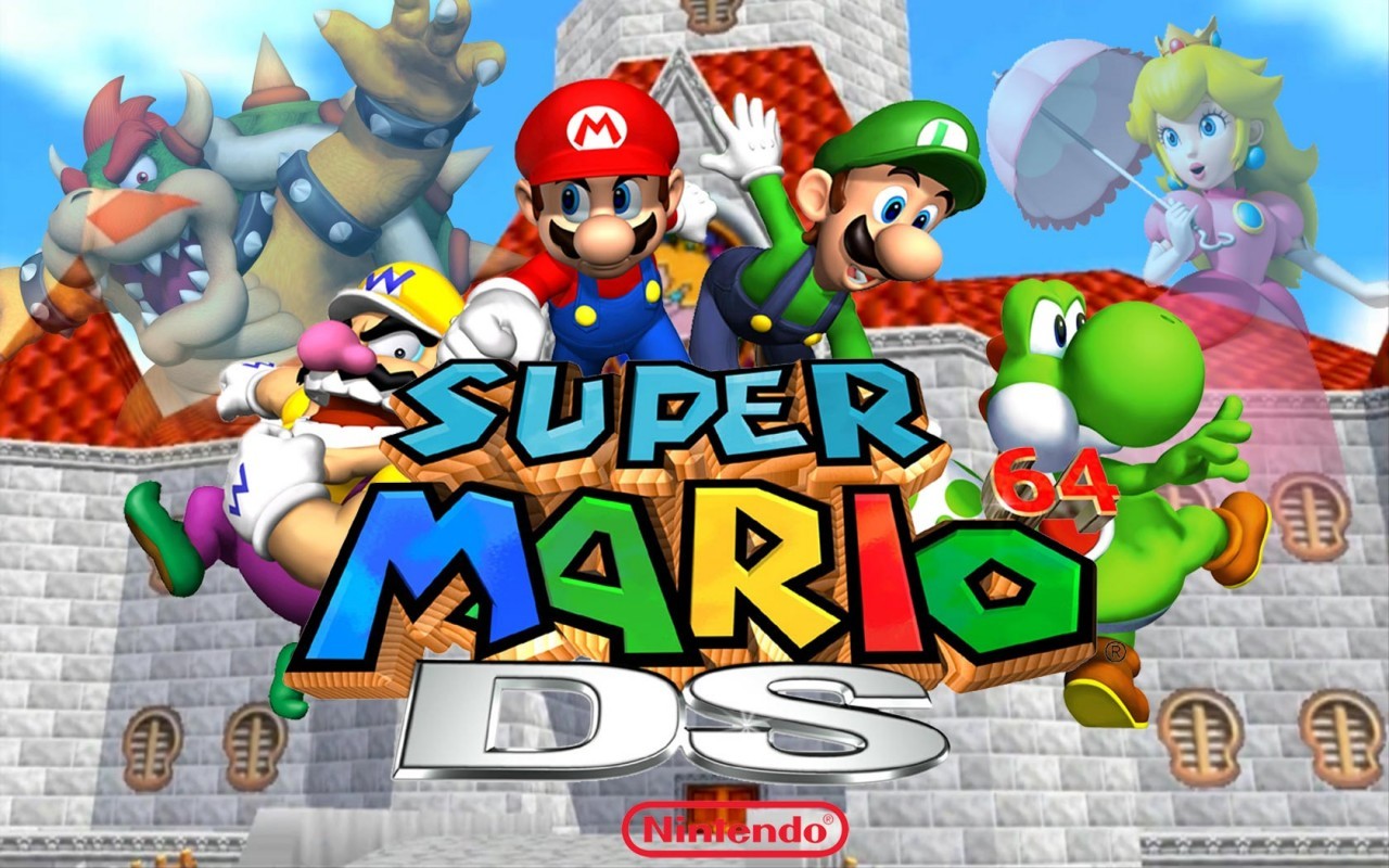 Die besten Super Mario 64 Ds-Hintergründe für den Telefonbildschirm