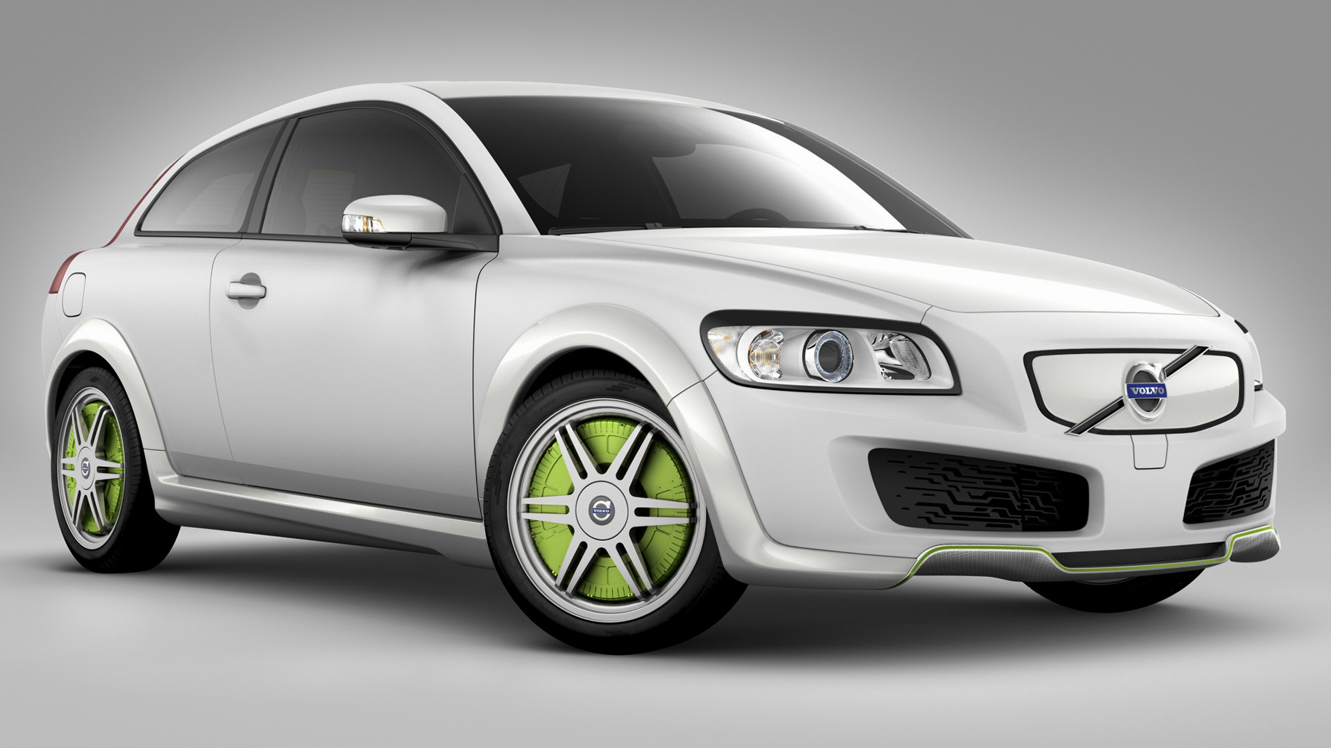 Free download wallpaper Volvo, Concept Car, Hatchback, Vehicles, White Car, Volvo C30 on your PC desktop