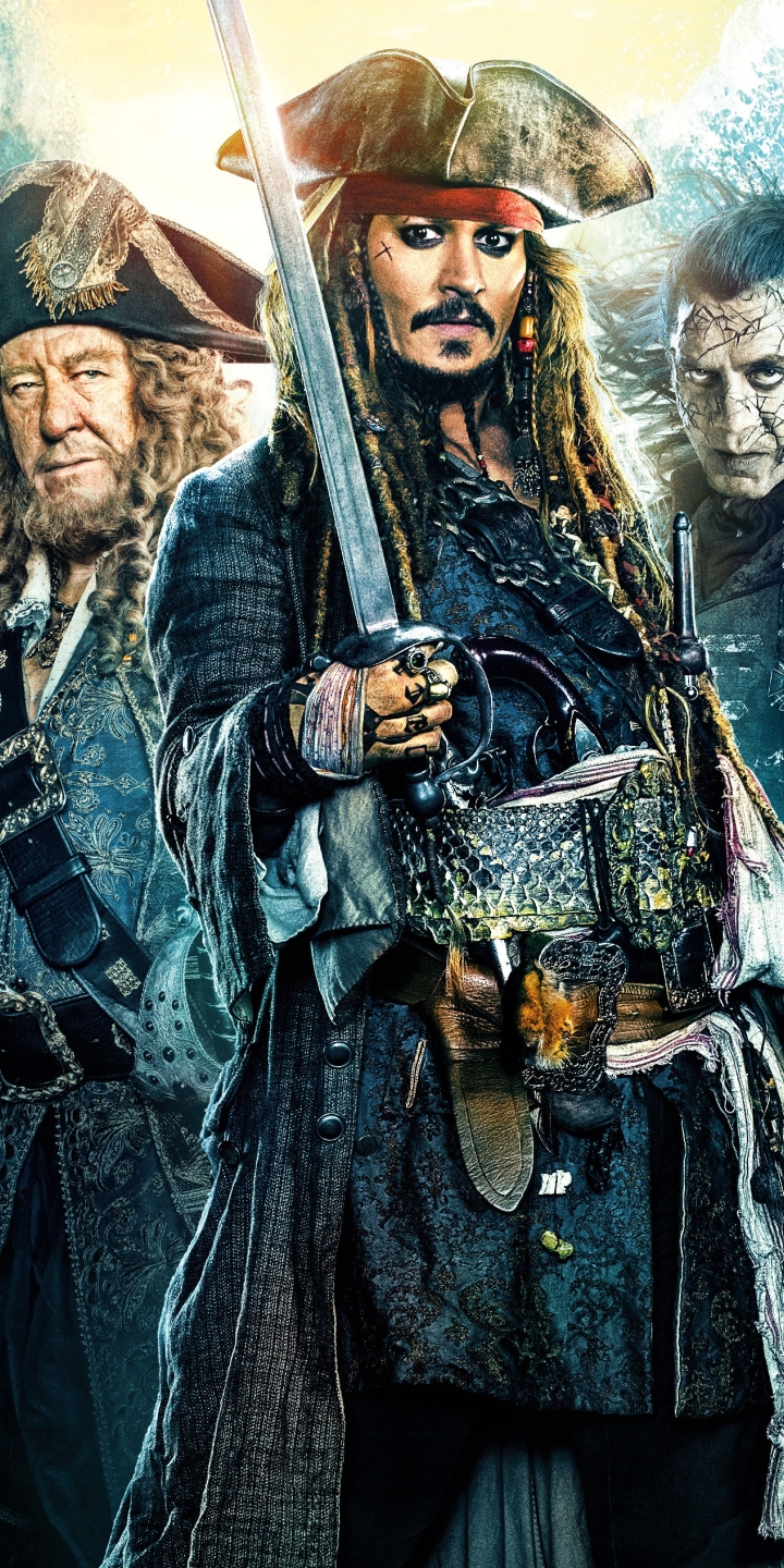 Baixar papel de parede para celular de Johnny Depp, Filme, Geoffrey Rush, Héctor Barbossa, Jack Sparrow, Javier Bardem, Piratas Do Caribe: A Vingança De Salazar, Capitão Salazar gratuito.