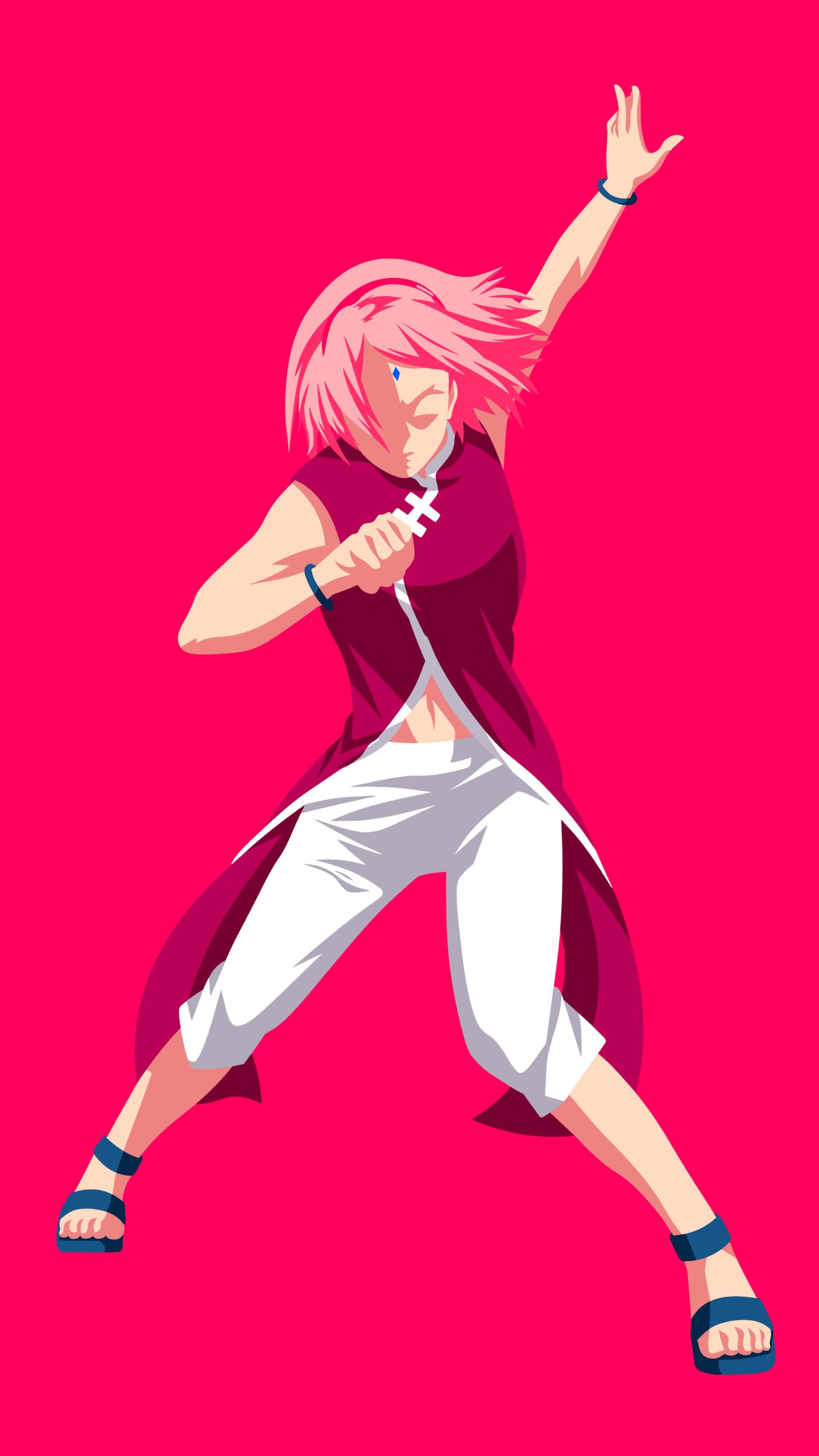 Download mobile wallpaper Anime, Naruto, Pink Hair, Sakura Haruno, Short Hair for free.