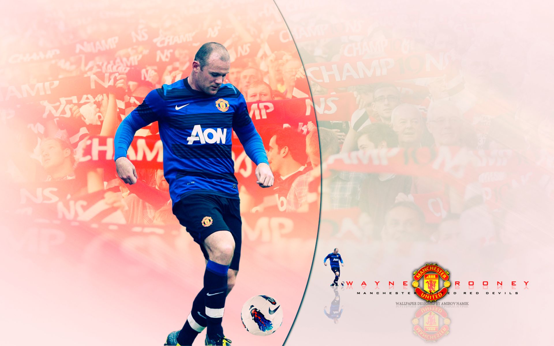 Descarga gratuita de fondo de pantalla para móvil de Fútbol, Deporte, Wayne Rooney, Manchester United F C.