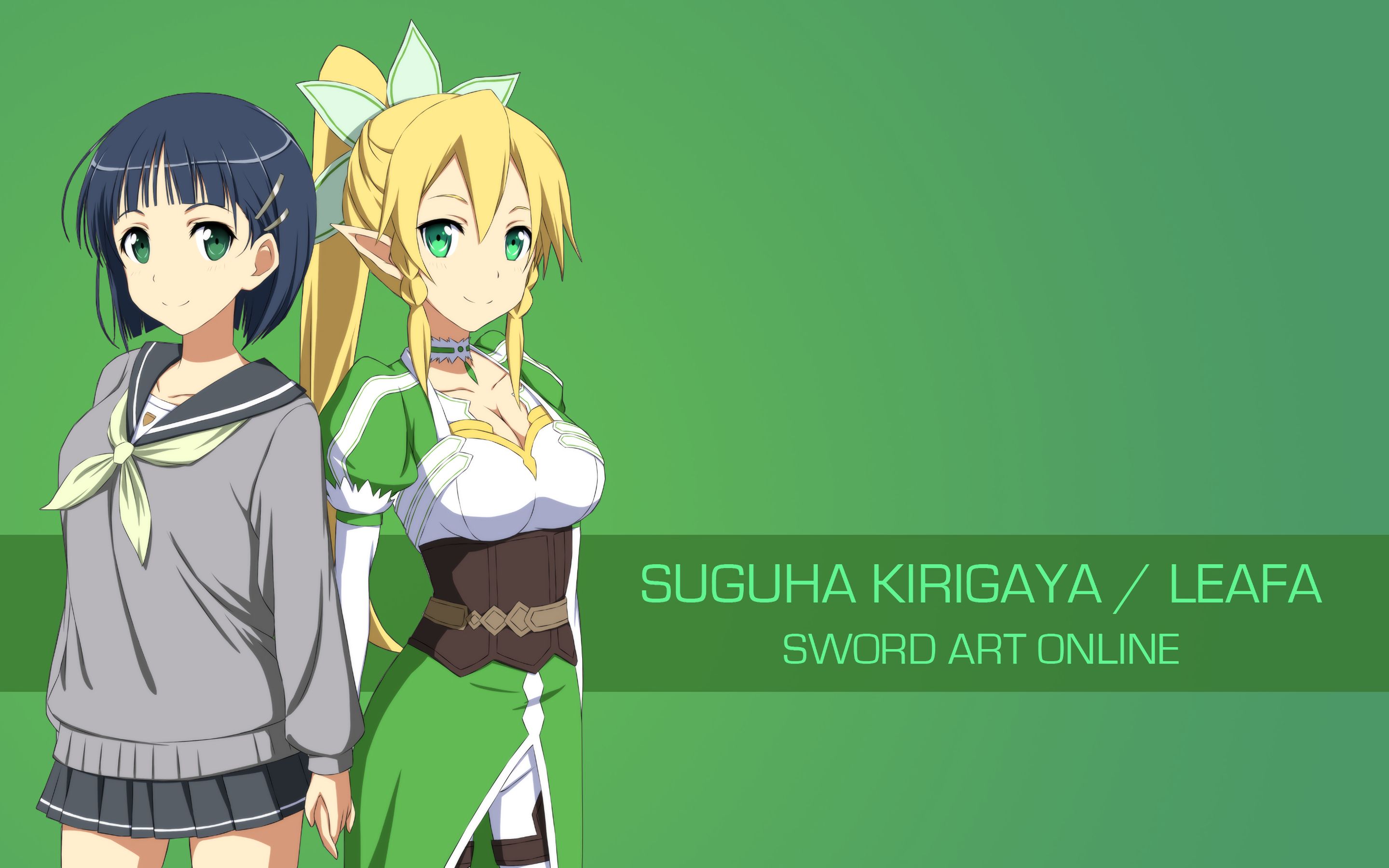 Descarga gratis la imagen Sword Art Online, Animado, Suguha Kirigaya, Leafa (Arte De Espada En Línea) en el escritorio de tu PC