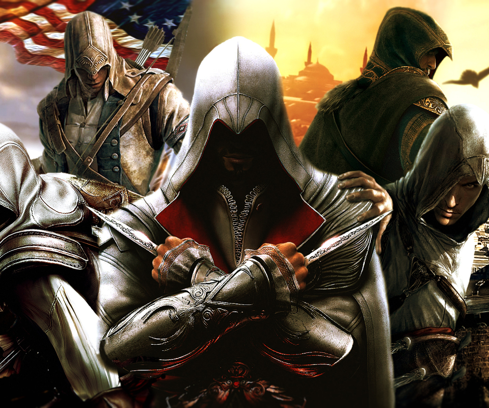 Téléchargez des papiers peints mobile Assassin's Creed, Jeux Vidéo, Altaïr (Assassin's Creed), Ezio (Assassin's Creed), Conor gratuitement.