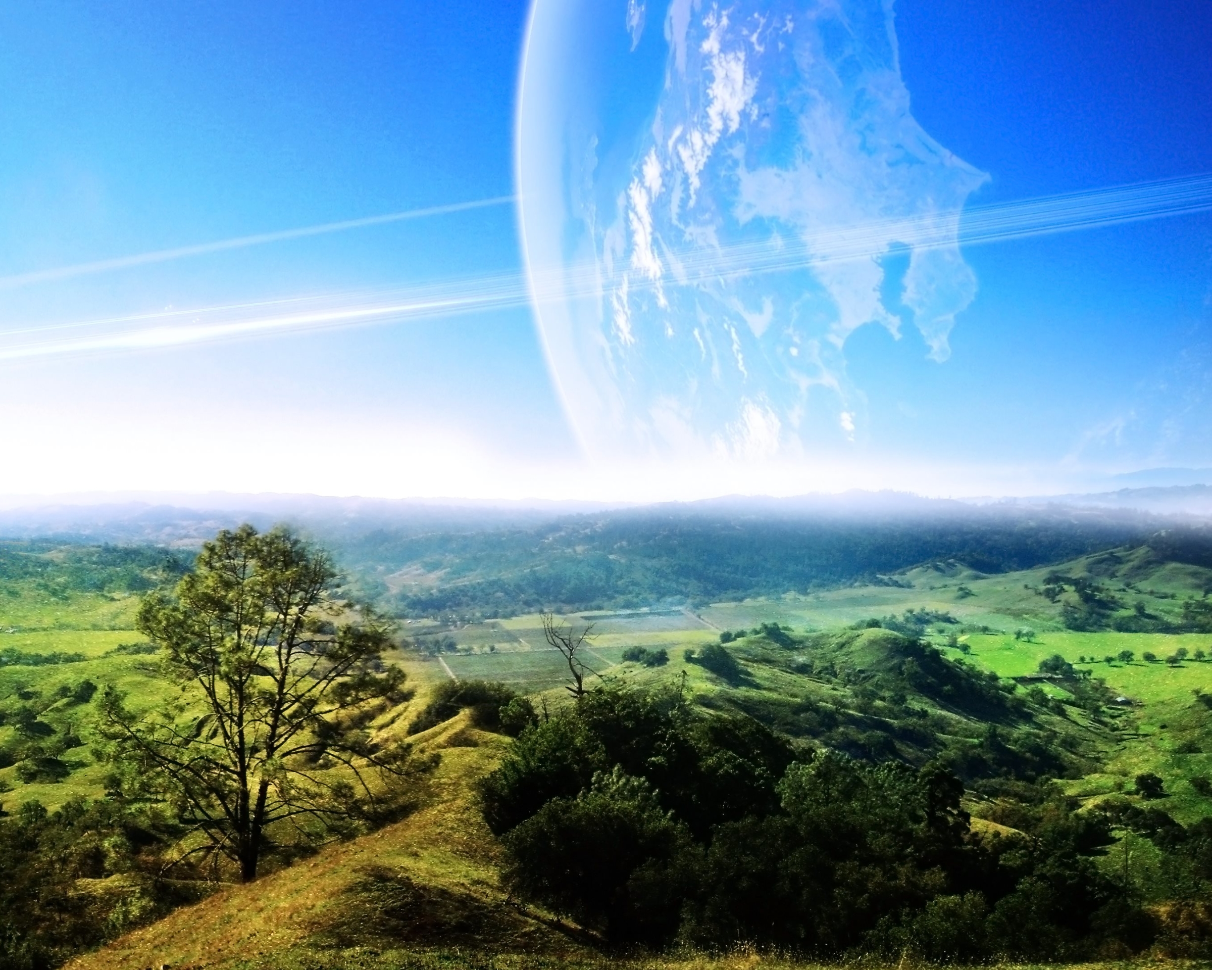 Free download wallpaper Sci Fi, Planet Rise on your PC desktop