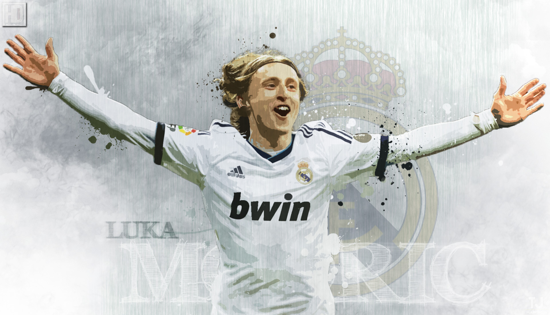 Baixar papel de parede para celular de Esportes, Futebol, Real Madrid C F, Luka Modrić gratuito.