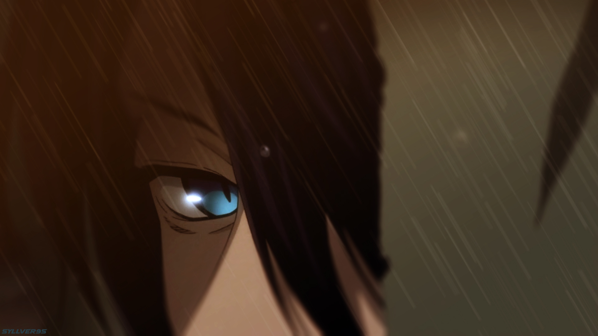 Free download wallpaper Anime, Rain, Eye, Noragami, Yato (Noragami) on your PC desktop
