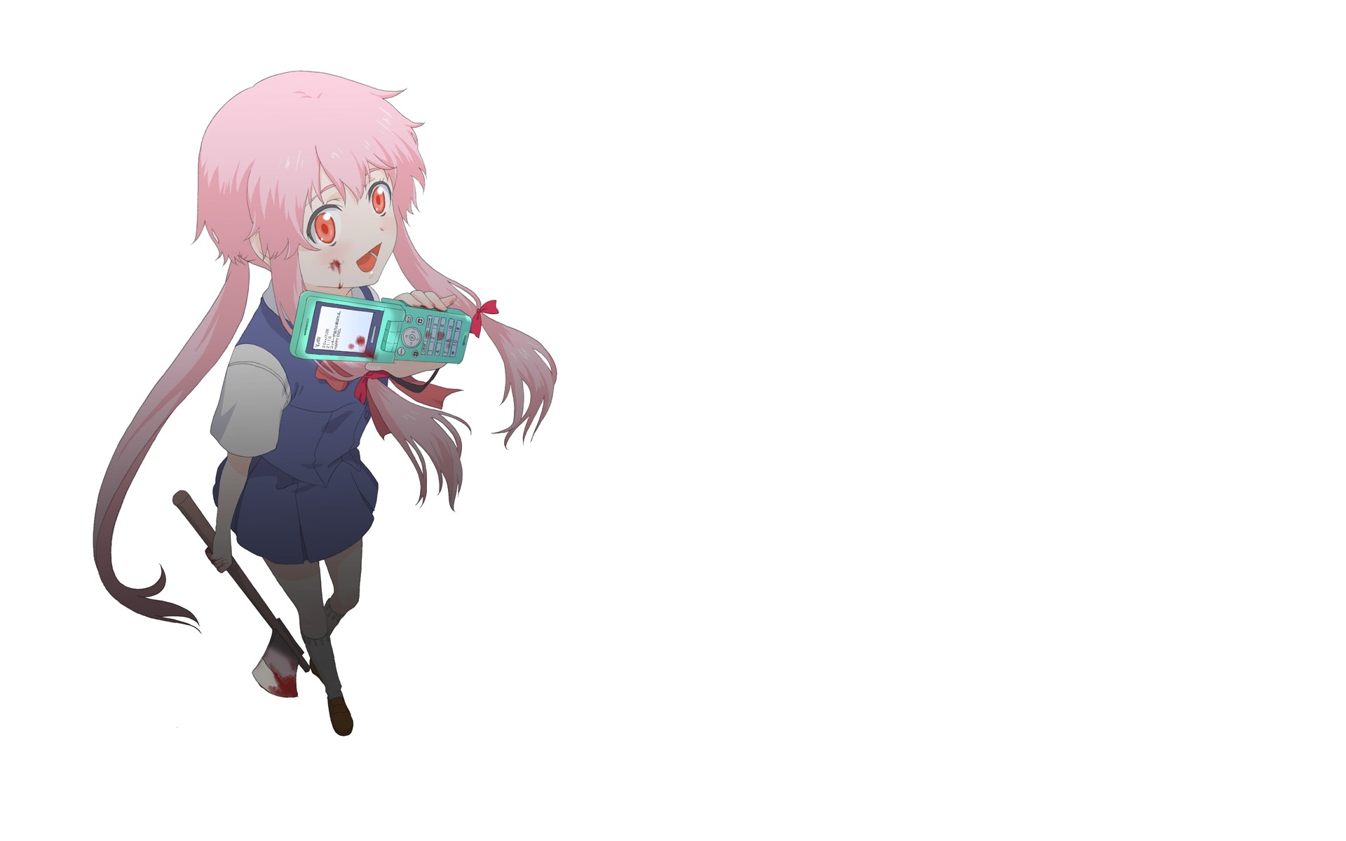 Descarga gratuita de fondo de pantalla para móvil de Animado, Yuno Gasai, Mirai Nikki.