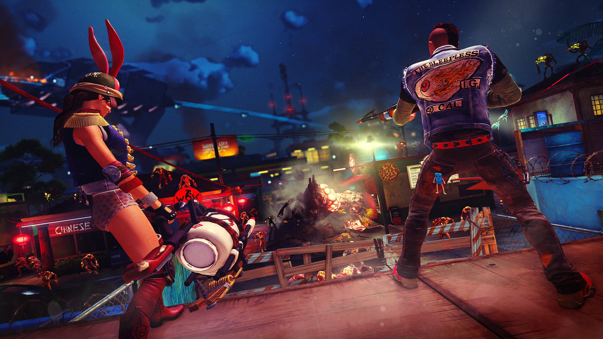 652870 descargar fondo de pantalla videojuego, sunset overdrive: protectores de pantalla e imágenes gratis