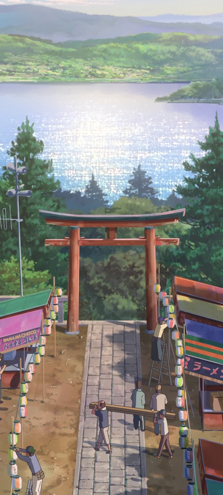 Download mobile wallpaper Anime, Lake, Festival, Your Name, Kimi No Na Wa for free.