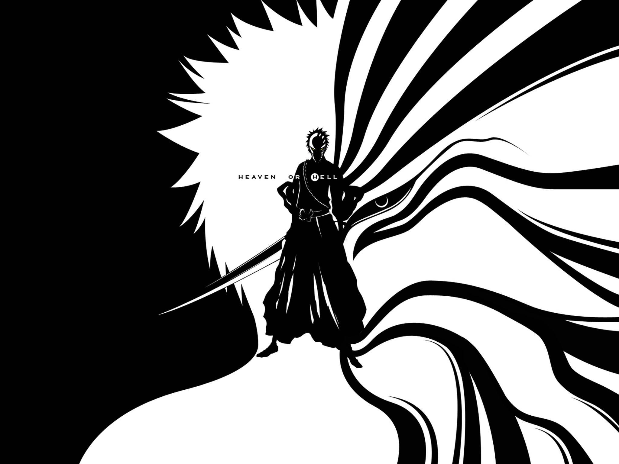 Handy-Wallpaper Bleach, Ichigo Kurosaki, Animes kostenlos herunterladen.