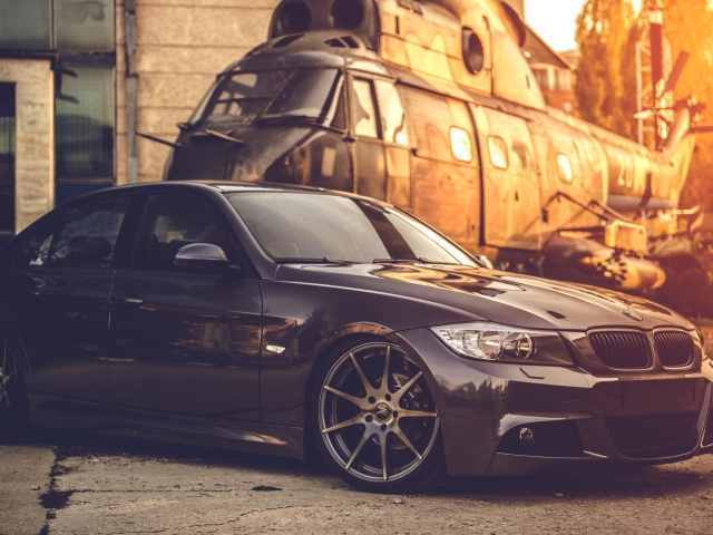 Download mobile wallpaper Bmw, Helicopter, Vehicles for free.