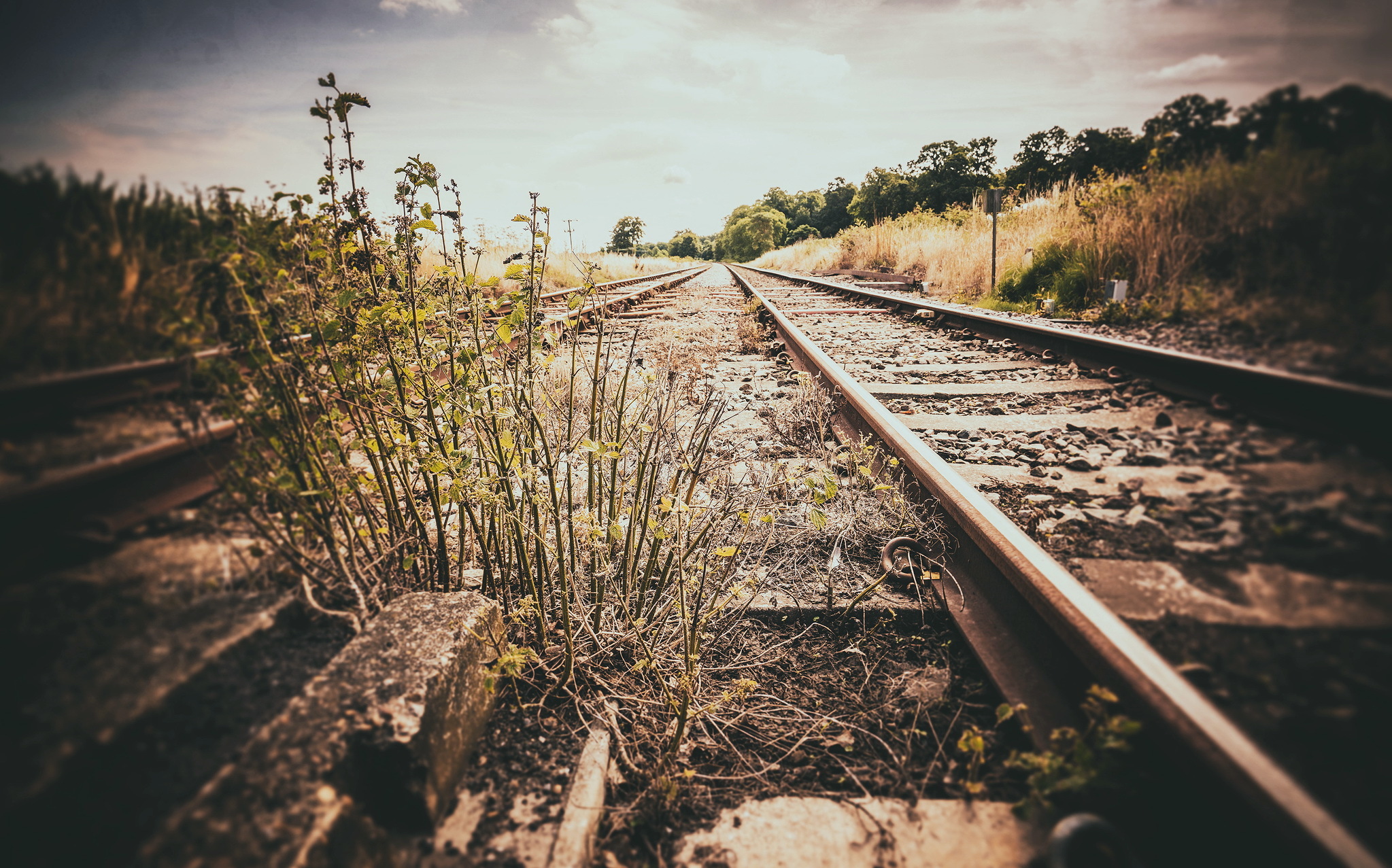 Download mobile wallpaper Close Up, Railroad, Man Made for free.