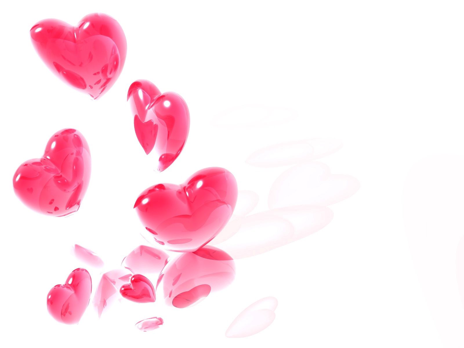 Free download wallpaper Pink, Flight, Heart, Love on your PC desktop