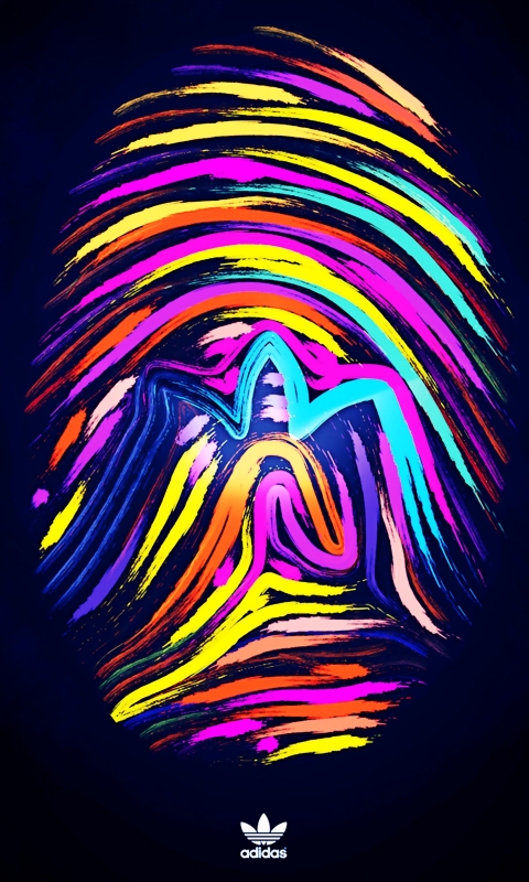Download mobile wallpaper Abstract, Colors, Artistic, Fingerprint for free.