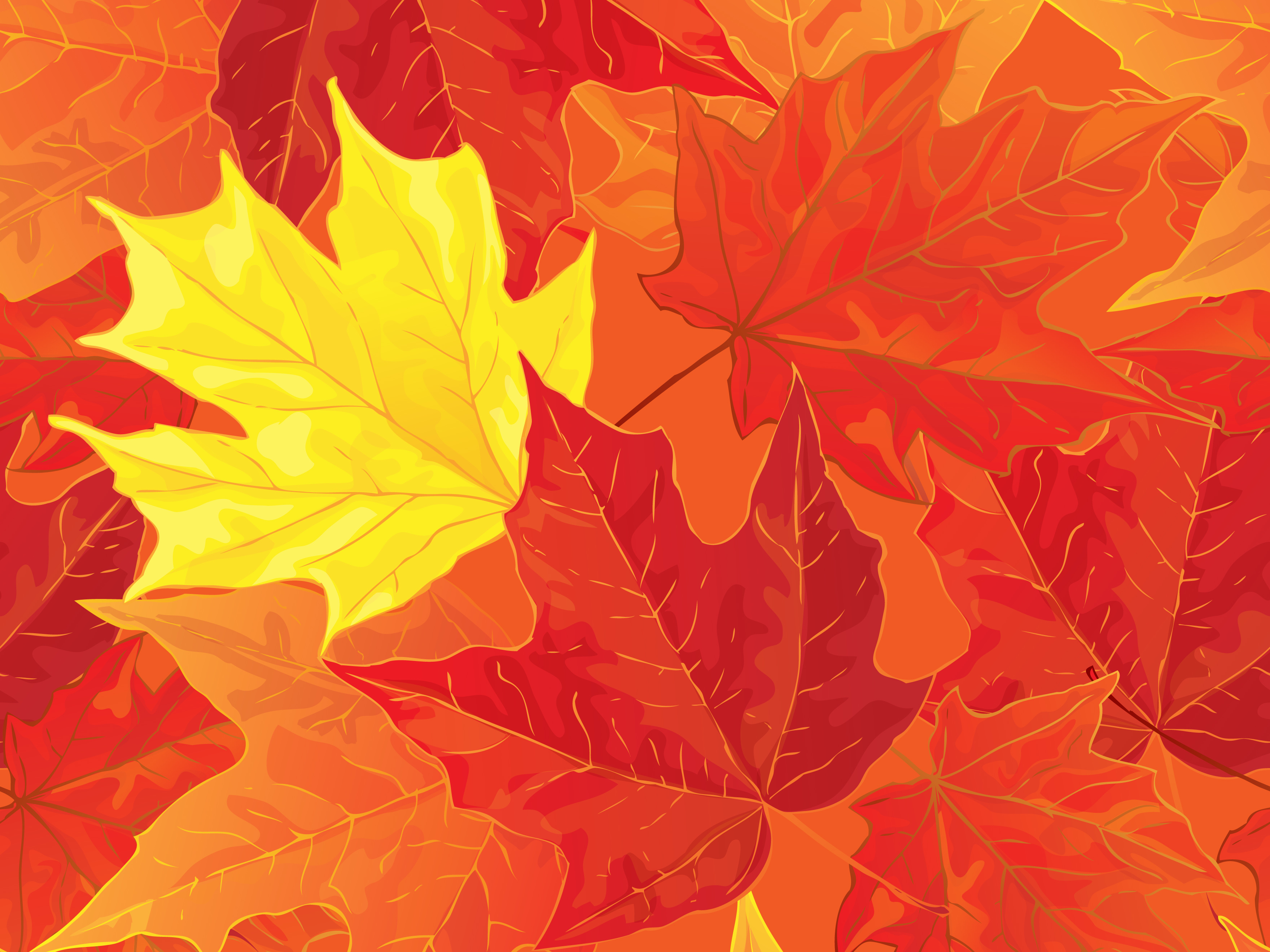 Download mobile wallpaper Leaf, Fall, Artistic, Maple Leaf for free.