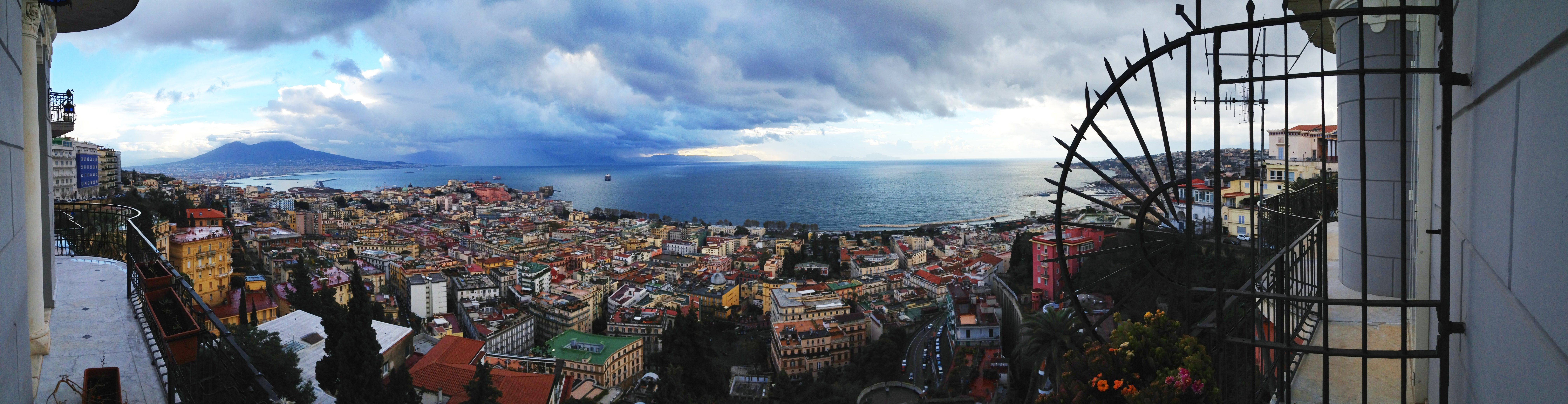 Laden Sie das Städte, Küste, Panorama, Neapel, Menschengemacht, Großstadt-Bild kostenlos auf Ihren PC-Desktop herunter