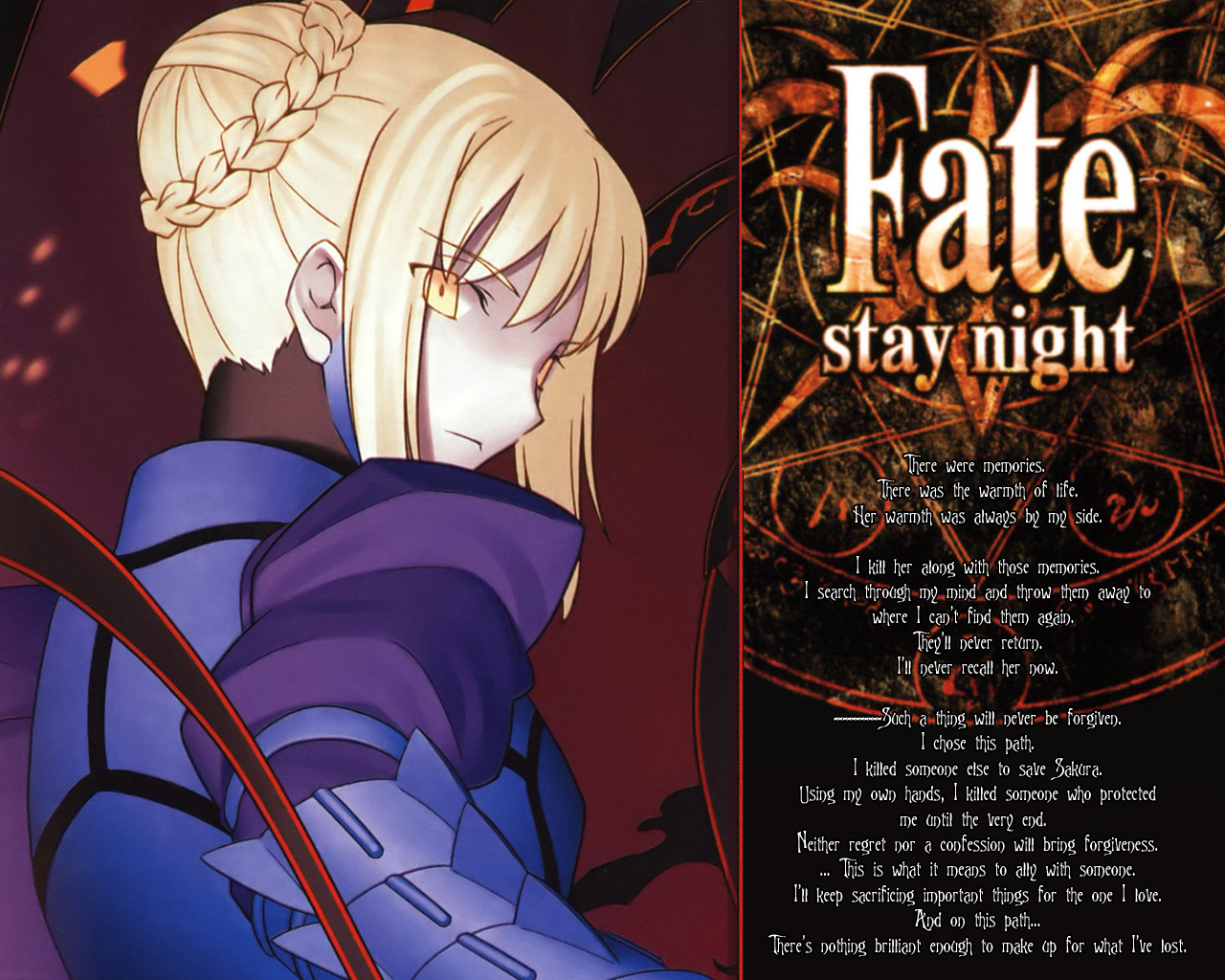 Baixar papel de parede para celular de Anime, Fate/stay Night, Sabre Alter gratuito.
