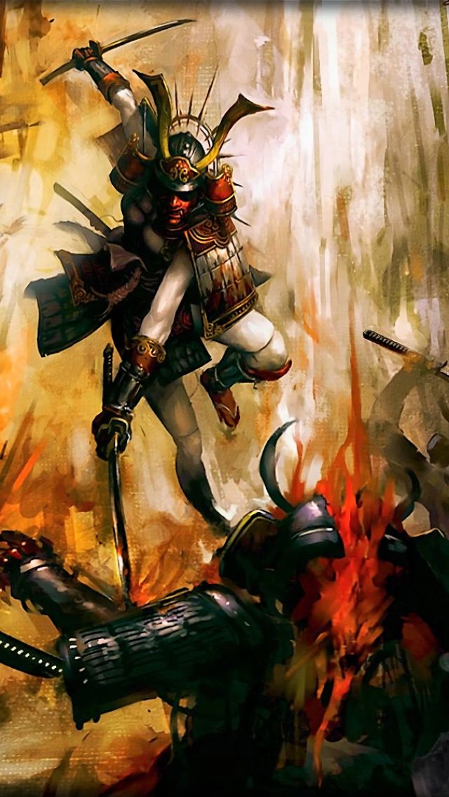 Download mobile wallpaper Fantasy, Weapon, Warrior, Samurai, Armor, Katana for free.
