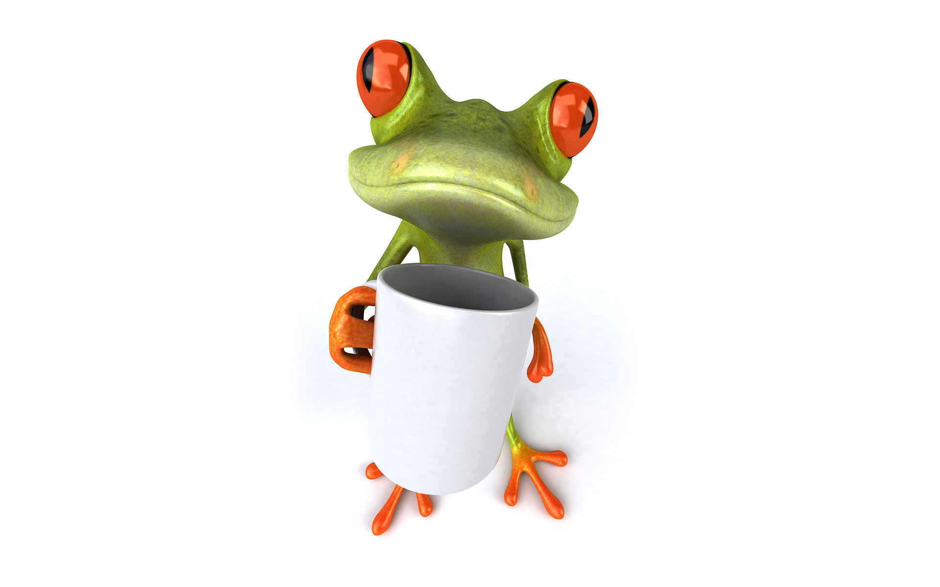 Handy-Wallpaper Frosch, 3D Kunst, 3D, Künstlerisch kostenlos herunterladen.