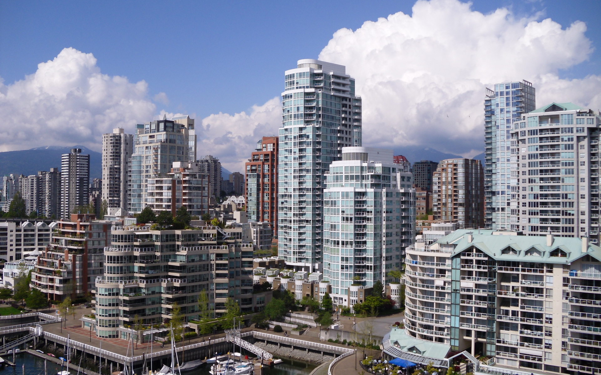 Free download wallpaper Cities, Architecture, Skyscraper, Building, Canada, Vancouver, Place, Man Made on your PC desktop