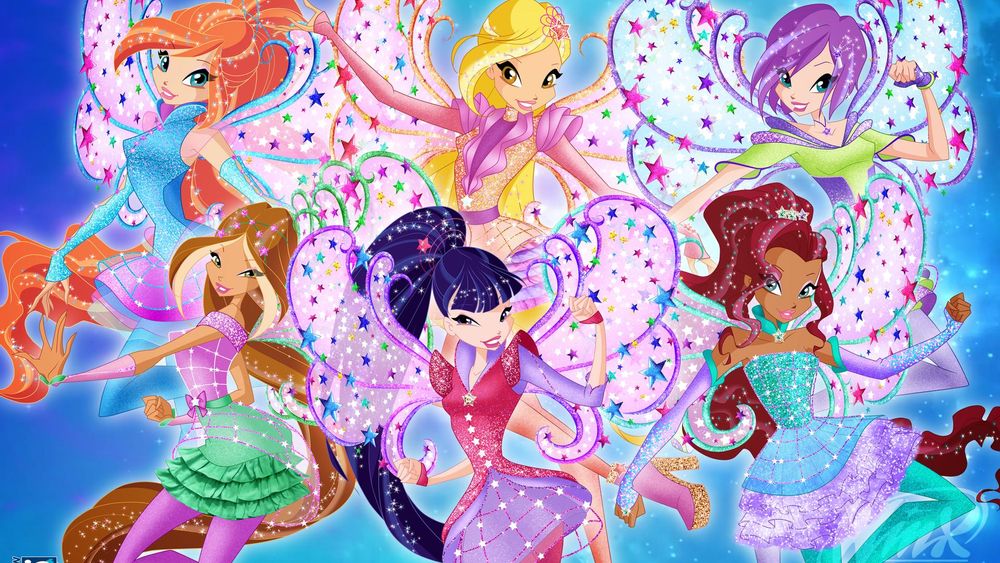 Fondo de pantalla de escritorio HD: Sonreír, Alas, Hada, Series De